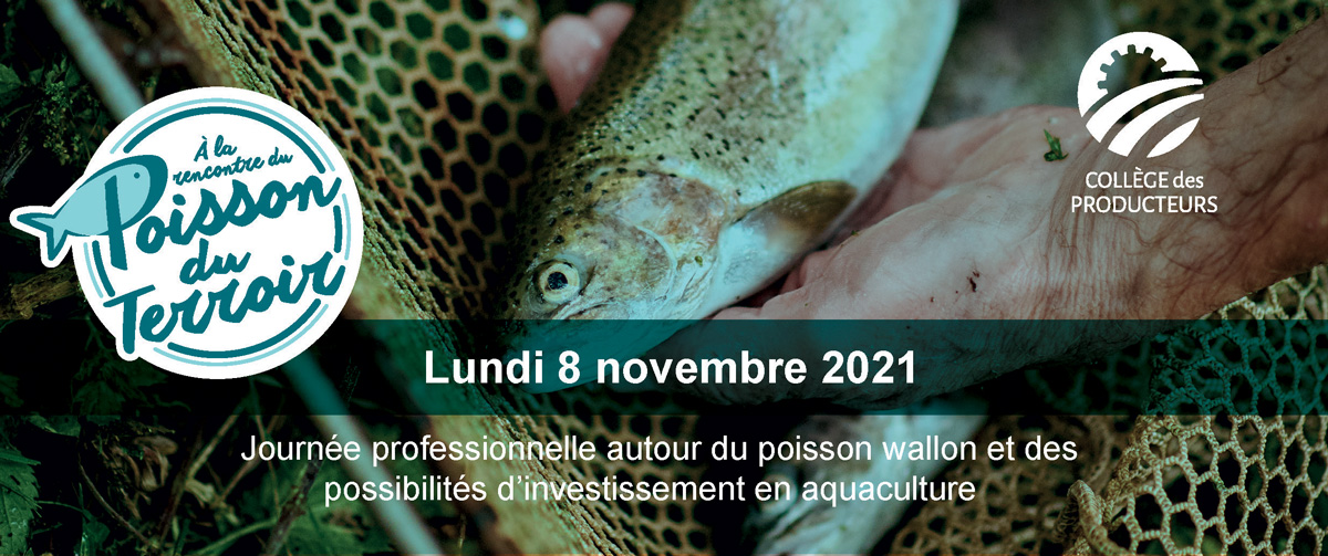 [8 Novembre] Journée de rencontres professionnelles autour du poisson wallon et des possibilités d’investissement en aquaculture