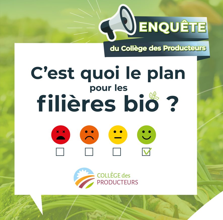 Enquête “C’est quoi le plan pour les filières bio ?”, appel aux acteurs du secteur bio