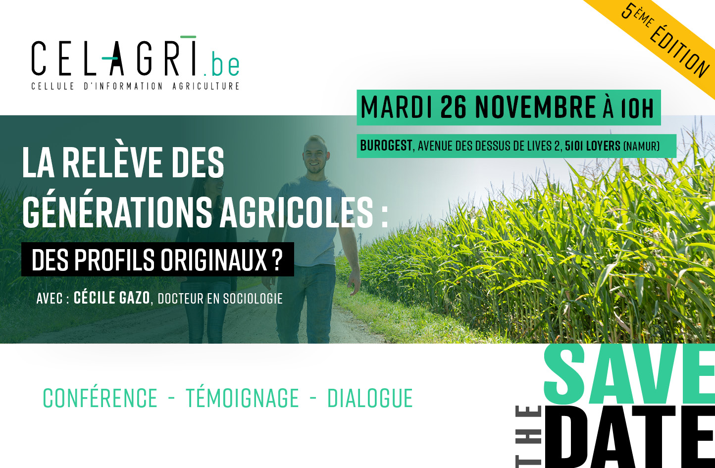 [26 novembre] Matinée de réflexion : La relève des générations agricoles implique-t-elle des profils originaux ?